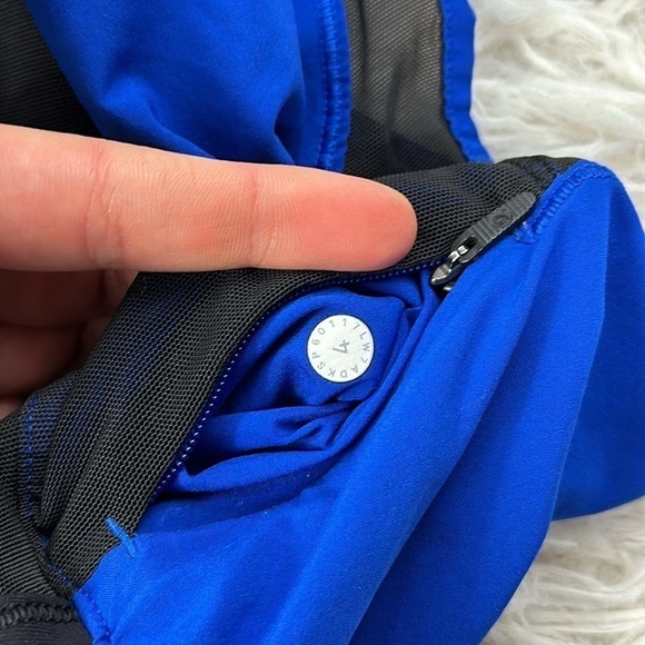 Lululemon Mind Over Miles Short (3.5") Jet Stream / Black - Picture 3 of 5